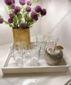 Inspire Me! Home Decor Silver And Gold Apple Shaped Snack Jar (2 Sizes)