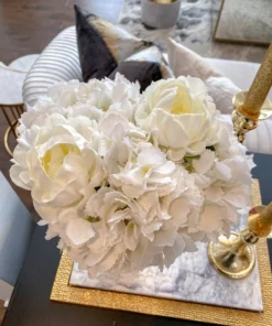 Inspire Me! Home Decor Floral Stems Real-Touch Hydrangea Stem (4 Colors)