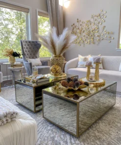 Inspire Me! Home Decor Light Feathered Pampa Grass Stem (4 Colors) Floral Stems