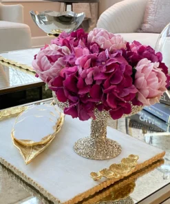 Inspire Me! Home Decor Large Jeweled Glass Decorative Bowl