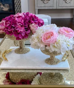 Inspire Me! Home Decor Small Jeweled Decorative Glass Bowl