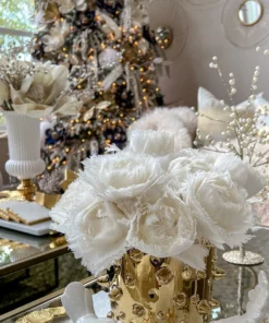 Inspire Me! Home Decor Faux Feathered Floral Stem