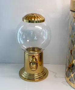 Inspire Me! Home Decor Gold Gumball Machine
