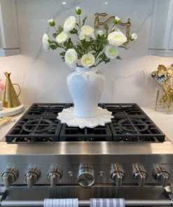 Inspire Me! Home Decor White Real-Touch Triple Bloom Stem