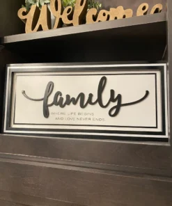 Inspire Me! Home Decor Black And White Wooden Home Signs (2 Styles) WALL ART & MIRRORS