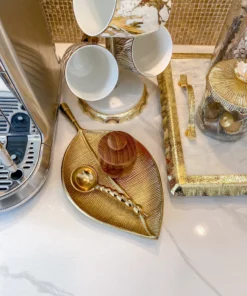 Inspire Me! Home Decor Gold Leaf Decorative Tray