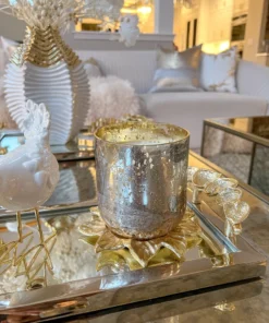 Inspire Me! Home Decor Gold Sunflower Coaster