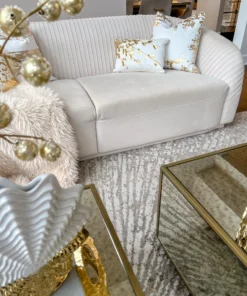 Inspire Me! Home Decor Gold Poinsettia Branch Pillow (2 Colors)