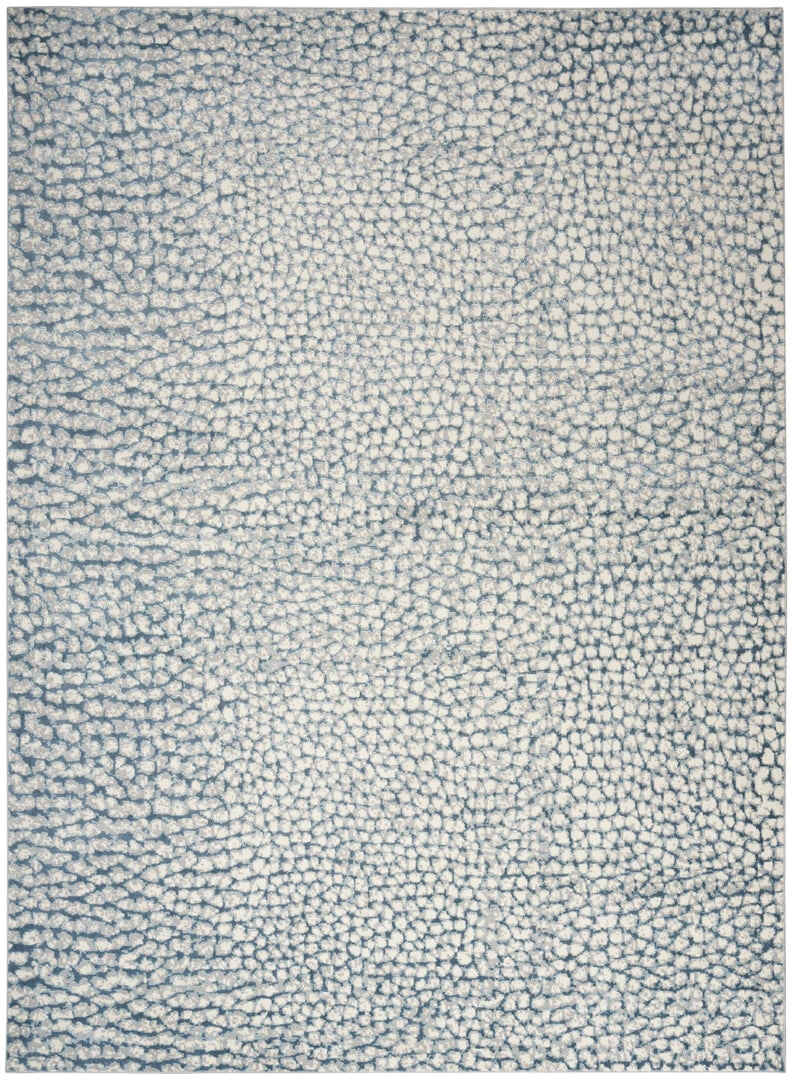 Nourison Inspire Me! Home Decor Joli Area Rug - Ivory/Blue/Grey (3 Sizes) PILLOWS, RUGS, & THROWS